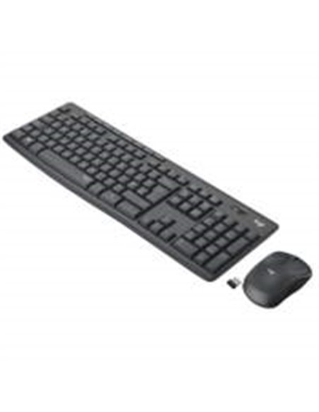 Logitech MK295 Silent Wireless Combo Keyboard Black AZERTY-BE