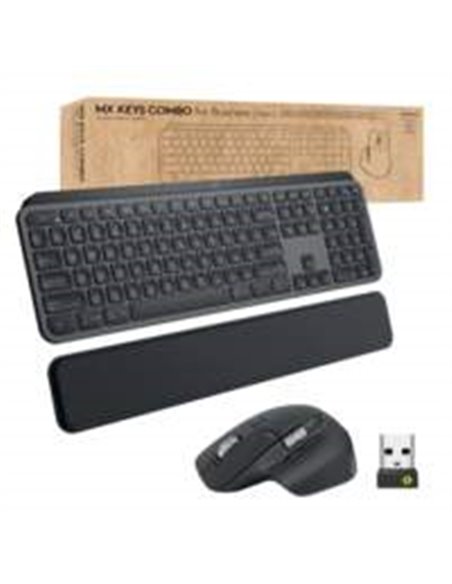 Logitech MX Keys combo for Business Gen 2 toetsenbord Inclusief muis RF-draadloos + Bluetooth QWERTY US International Grafiet