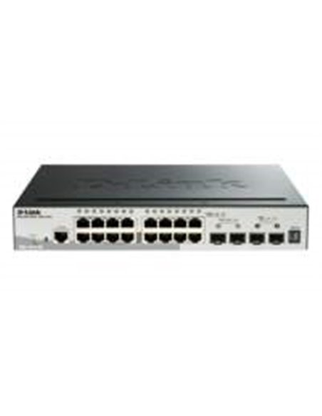 D-Link DGS-1510-20 netwerk-switch Managed L3 Gigabit Ethernet (10/100/1000) Zwart