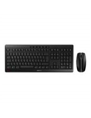 CHERRY Stream Desktop | Draadloos Toetsenbord en Muis (RF) | QWERTY (US-Engels) | Zwart