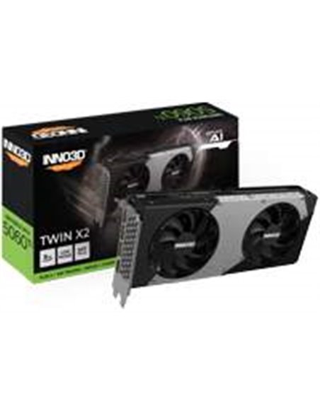 INNO3D GeForce RTX 5060 Ti TWIN X2 | 8GB GDDR7 | DLSS 4 | Videokaart | Nvidia GPU