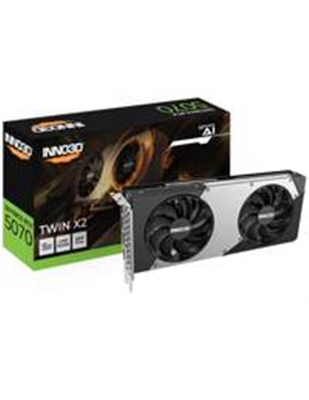 INNO3D GeForce RTX 5070 TWIN X2 | 12GB GDDR7 | DLSS 4 | Videokaart | Nvidia GPU