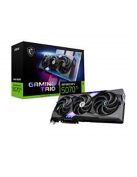 MSI GeForce RTX 5070 Ti GAMING TRIO OC | 16GB GDDR7 | DLSS 4 | Videokaart | Nvidia GPU
