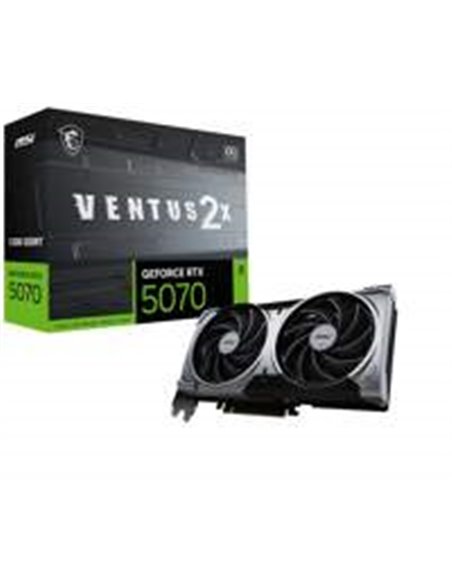 MSI GeForce RTX 5070 VENTUS 2X OC | 12GB GDDR7 | DLSS 4 | Videokaart | Nvidia GPU
