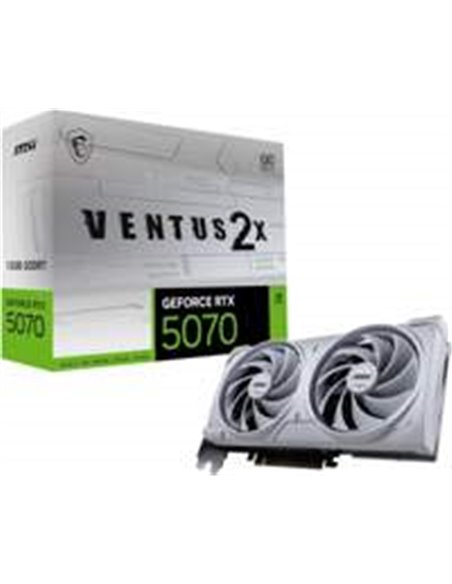 MSI GeForce RTX 5070 VENTUS 2X OC White | 12GB GDDR7 | DLSS 4 | Videokaart | Nvidia GPU