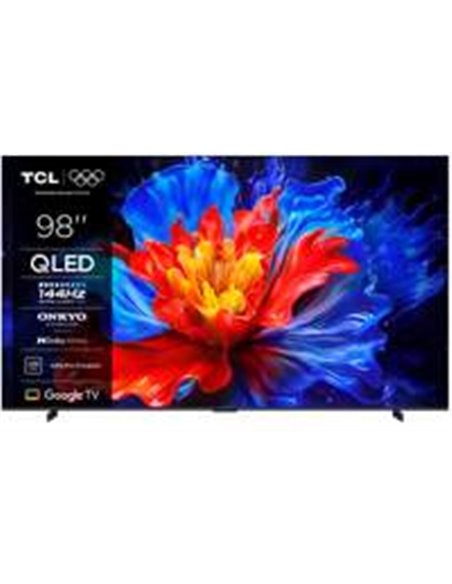 TCL P8K 98P8K | 98" 4K Ultra HD QLED | Google TV | ONKYO 2.1 Hi-Fi | Dolby Vision | 144Hz (2025)