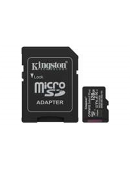 Kingston Technology microSDXC 128GB | Canvas Select Plus Gen3 | 150MB/s | A1 | + Adapter