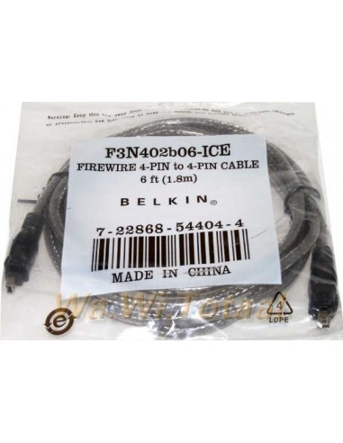 Kabel Firewire IEEE 1394  4/4 1.8mtr (F3N402b06-ICE)