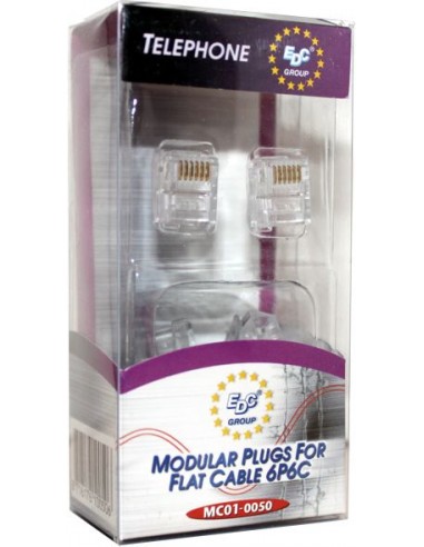 Telefoon Modulair connector RJ-12 10stuks