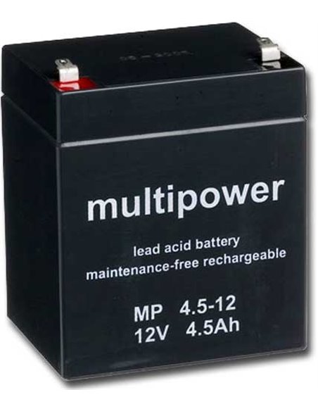 Loodaccu 12V 4.5aH (90 x 70 x 107 mm) MultiPower