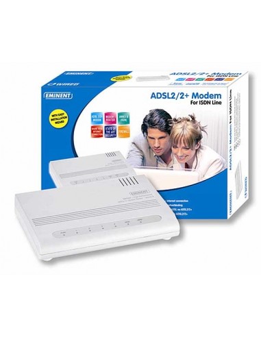 Modem/Router ADSL Eminent ISDN EM4207 (is niet de juiste afbeelding!)