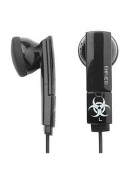 Oortelefoon Elecom Biohazard zwart Earphone