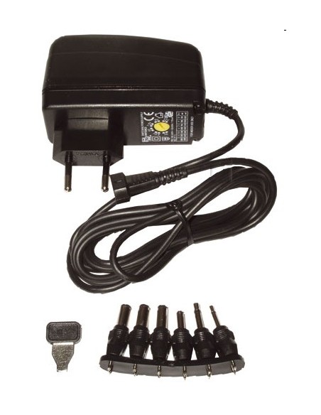 Adapter gestabiliseerd max.1500mA 3-12V, foto wijkt af!