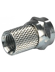 F-connector 7 mm schroef + rubber