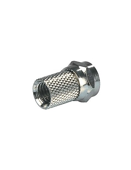 F-connector 7 mm schroef + rubber