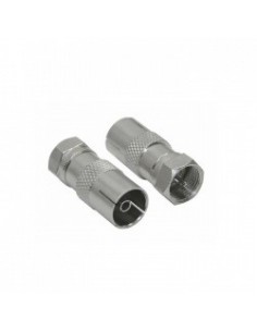 F-Connector f-male/ coax-female in blister 