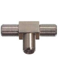 F-connector T-stuk