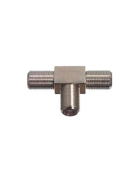 F-connector T-stuk
