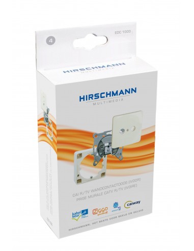 Hirschmann EDC-1000 shop + afdekplaat + opbouwrand
